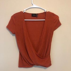 UO Rust Cross Top